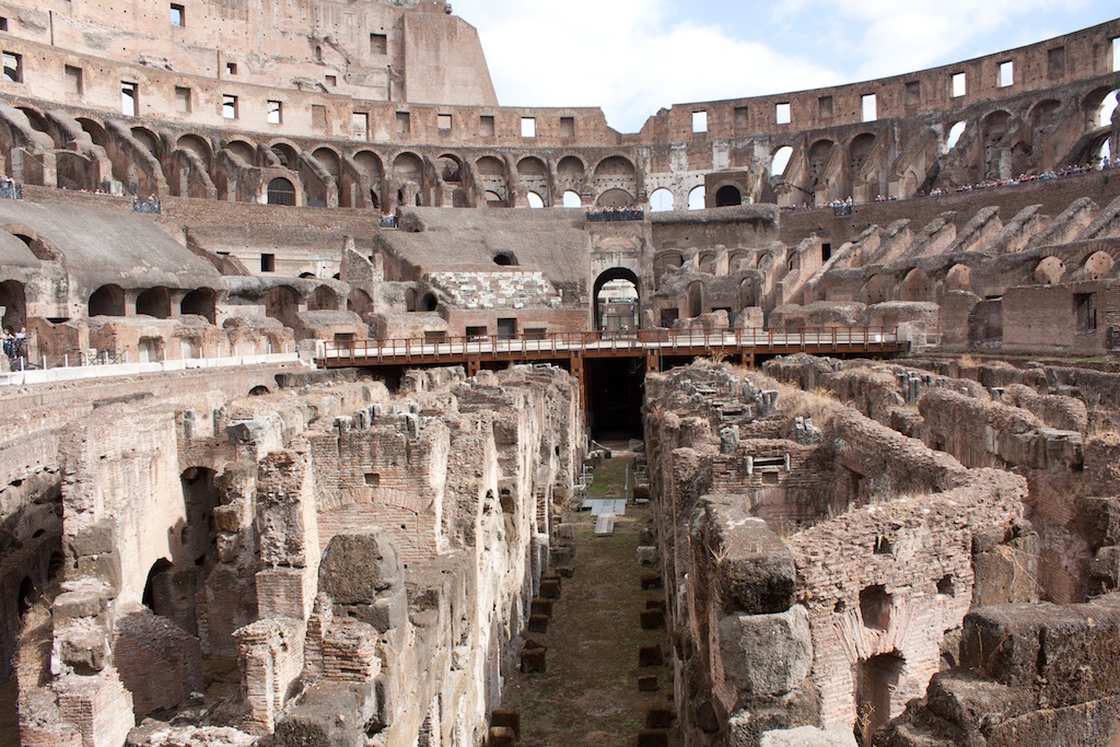 Interior Coliseu romà