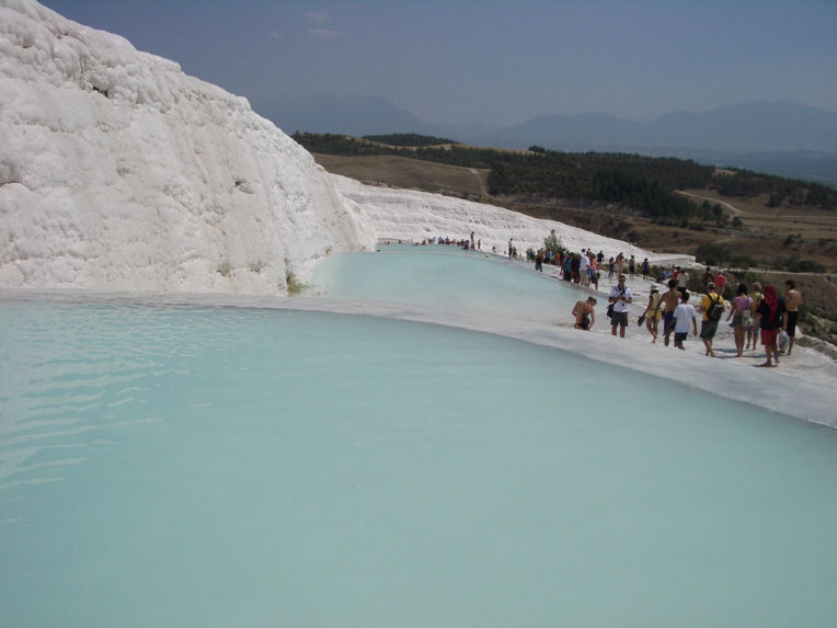 Piscina natural a Pamukkale a Turquia