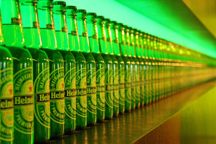 Botellas en la Heineken Experience 