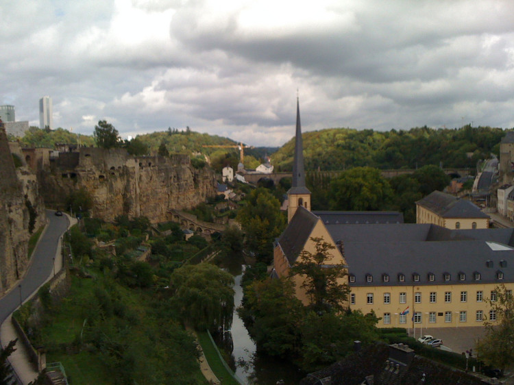 Què veure a Luxemburg: Vistes des de Chemin de la Corniche