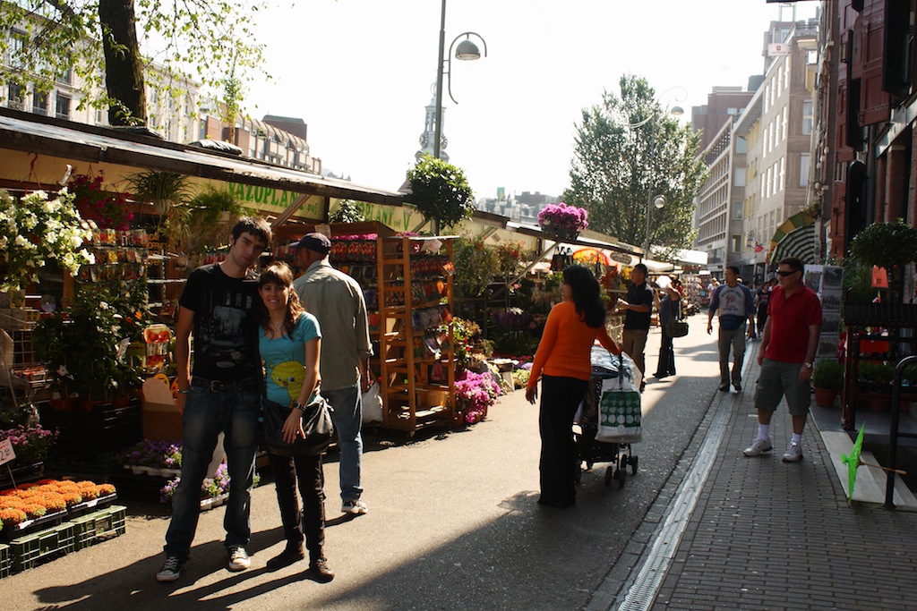 5 dies a Amsterdam: Bloemenmarkt