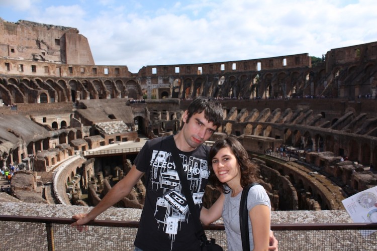 Laura i David al Colosseu