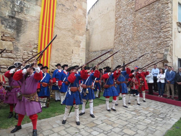 Tropas catalanas y borbónicas en Torredembarra