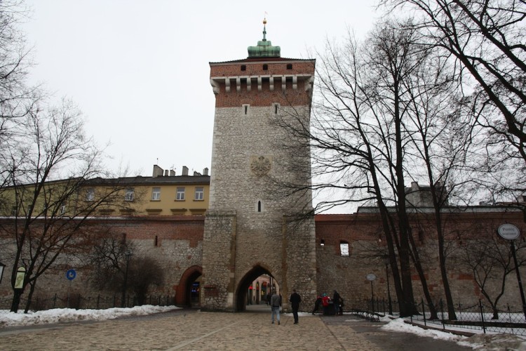 Qué ver en 4 días en Cracovia: Puerta de Florian de Cracovia