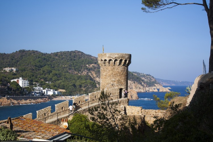Torre del recinte emmurallat de la Vila Vella de Tossa de Mar