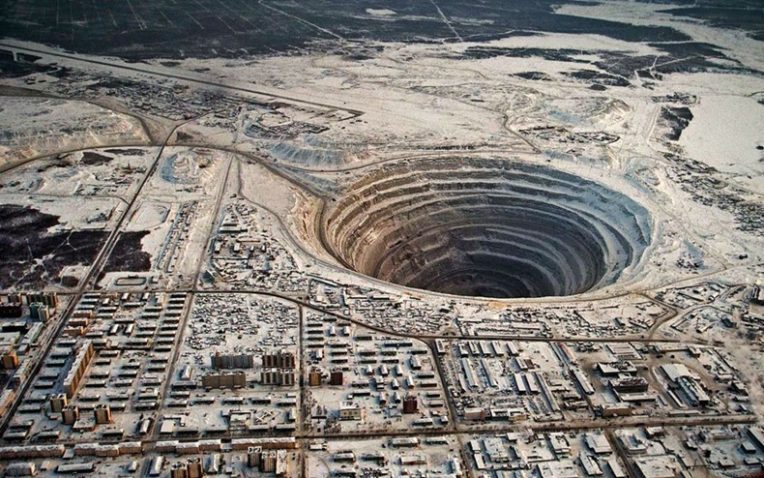 Mina de diamants Mirny - Rússia