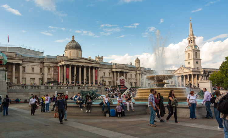 Què veure a Londres:Plaça de Trafalgar Square