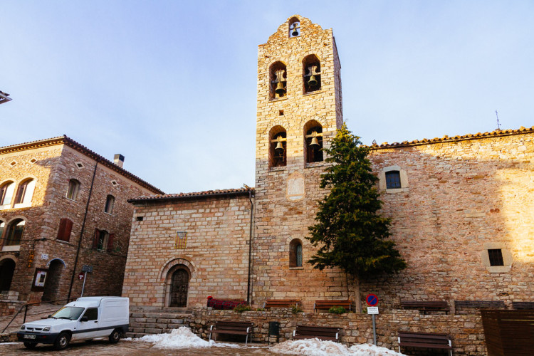Paisajes de Cataluña: Iglesia de Santa María de Castellar de n'Hug