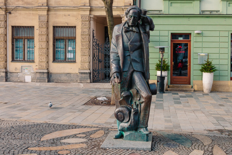 Estàtues de Bratislava: Hans Christian Andersen