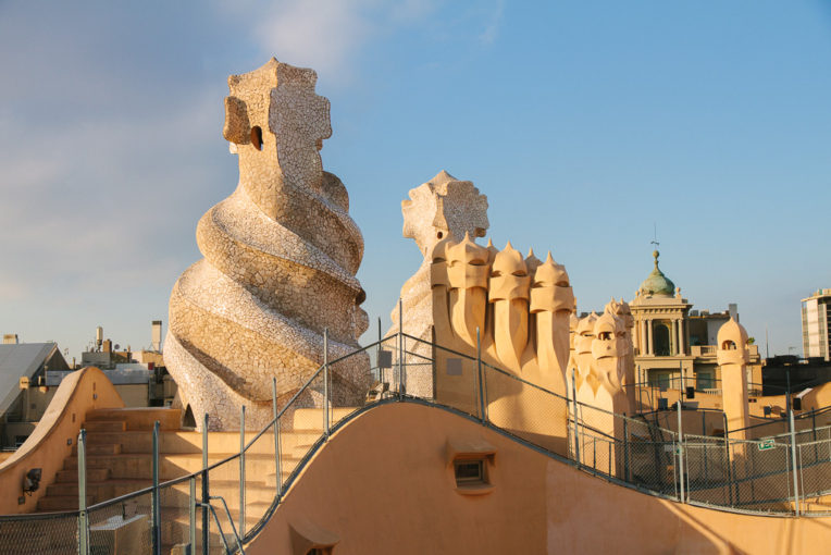 Imprescindibles de la Ruta del Modernismo de Barcelona: Terraza de La Pedrera