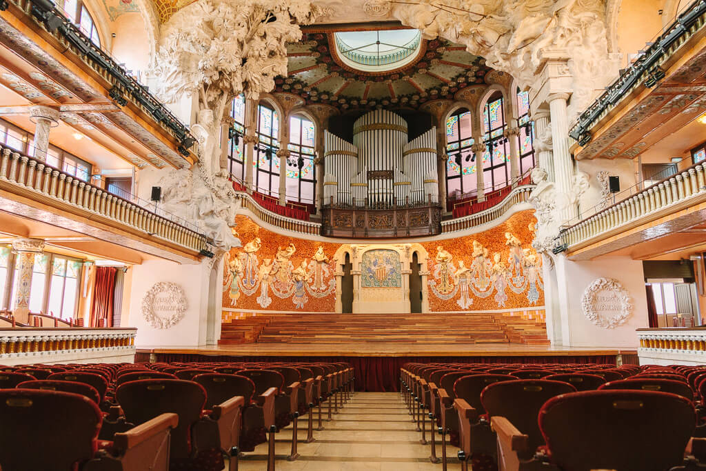 Visita guiada y concierto en el Palau de la Música Catalana