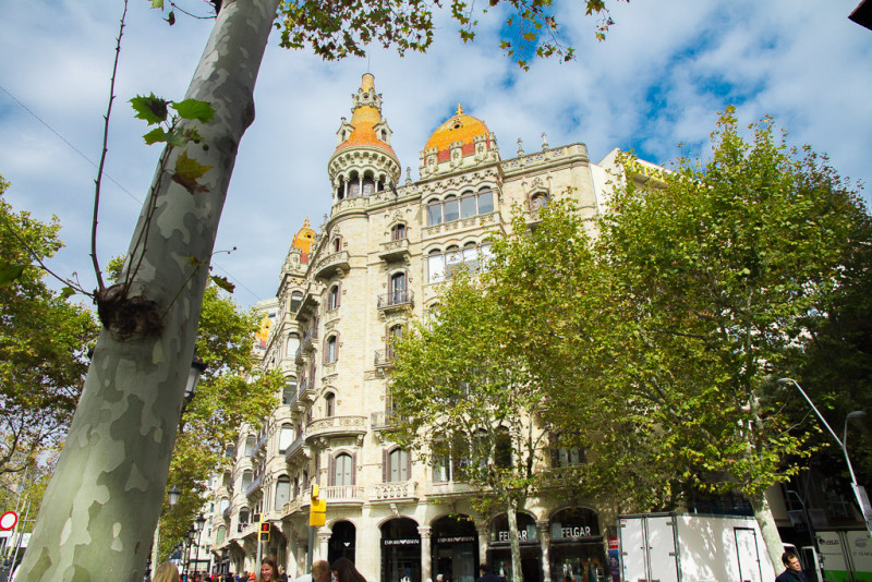 Ruta del modernismo: Casa Rocamora en el Passeig de Gràcia de Barcelona