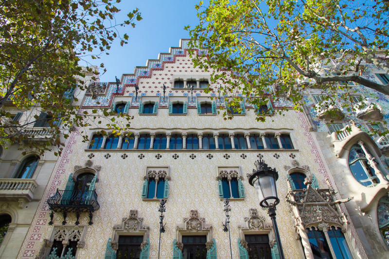 Ruta del modernismo: Casa Amatller en el Passeig de Gràcia de Barcelona