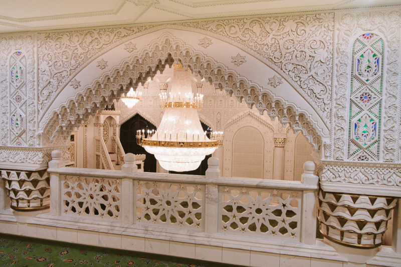 Interior de la mezquita turca de Kreuzberg
