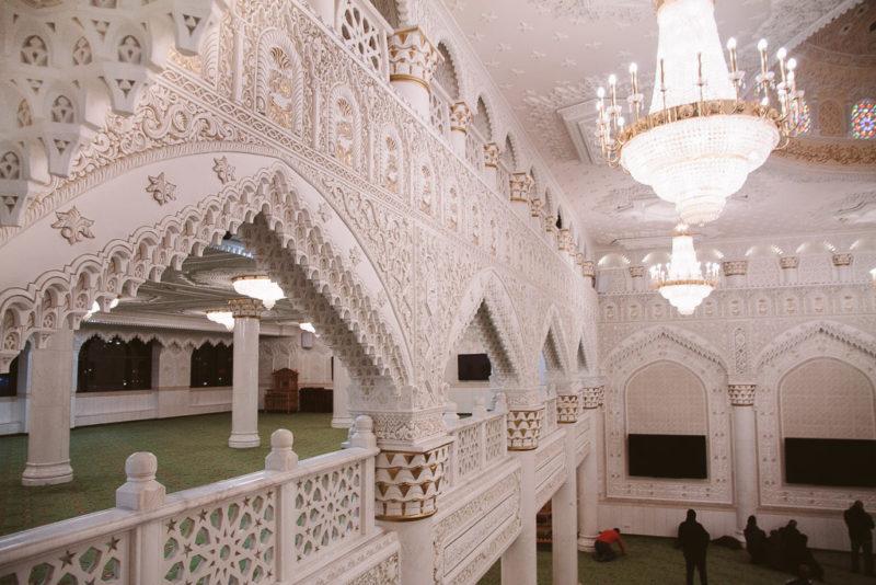 Interior de la mesquita turca de Kreuzberg