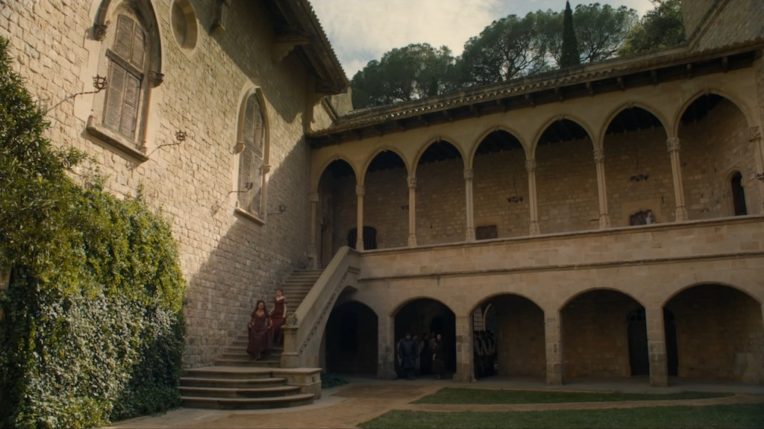 Locations of Game of Thrones in Girona: Castle of Santa Florentina in Canet de Mar