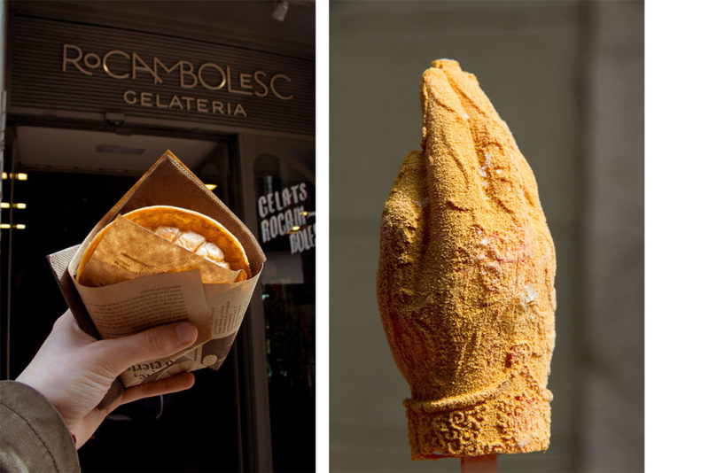 Ice cream by the hand of Jamie Lannister at the Rocambolesc in Girona