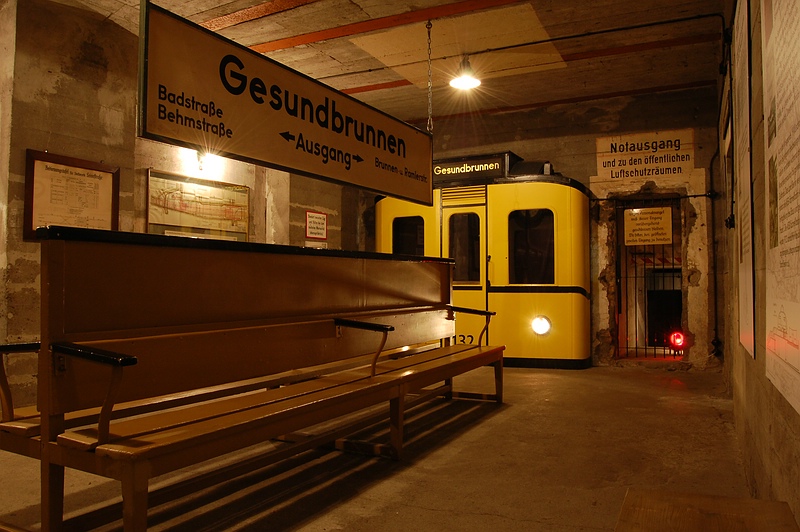 Parada de metro Gesundbrunnen - ©Berliner Unterwelten e.V./Holger Happel