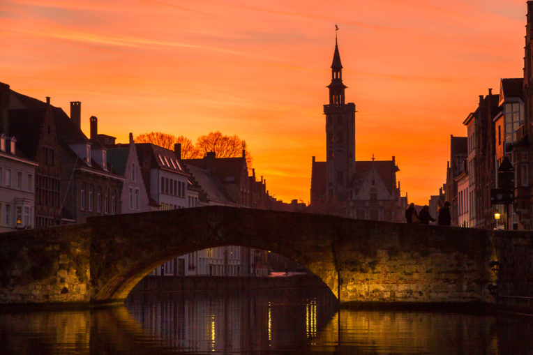 7 coses què has de fer a Bruges en un dia - Veure la posta de sol