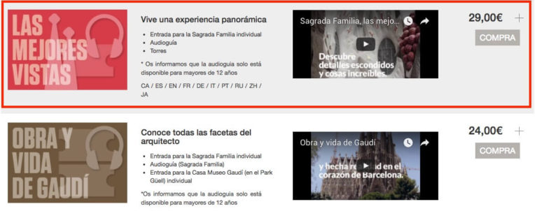 Comprar entrada a la Sagrada Família Online - Entrada amb accés a les Torres