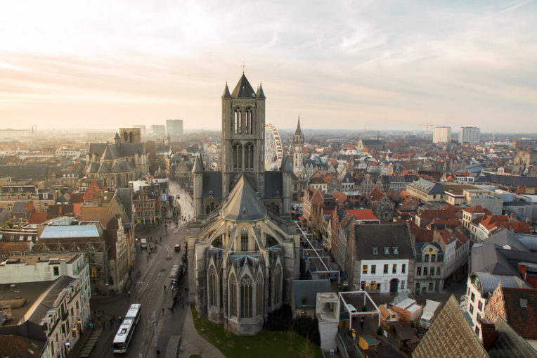 Qué ver en Gante en un día: Vistas de Gante desde la Torre de Belfort
