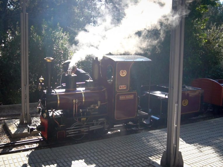 Tren de vapor del Parque de L'Oreneta
