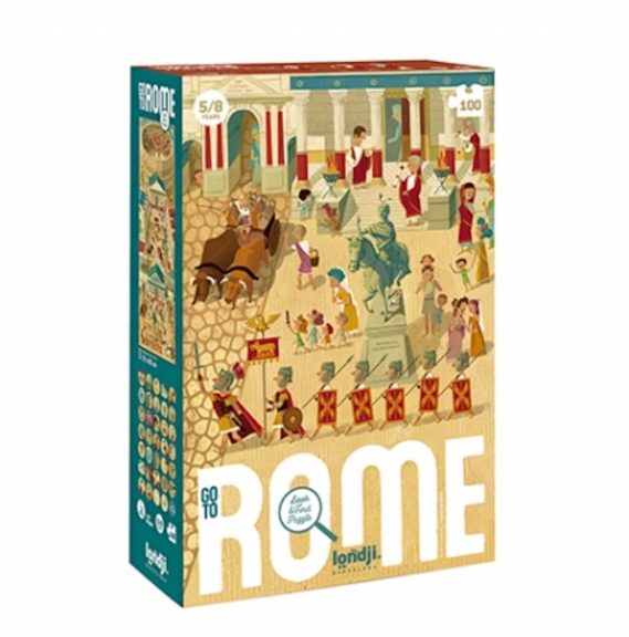 Juguetes, juegos y cuentos para viajar sin salir de casa: Puzzle Go to Rome - Foto de Happy kids