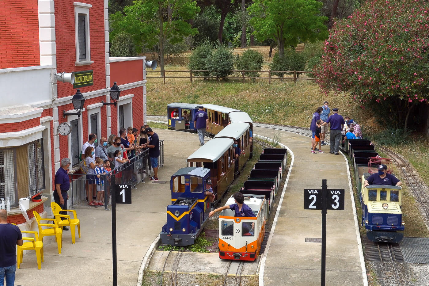 Tren en miniatura en Sabadell – Parc de Catalunya